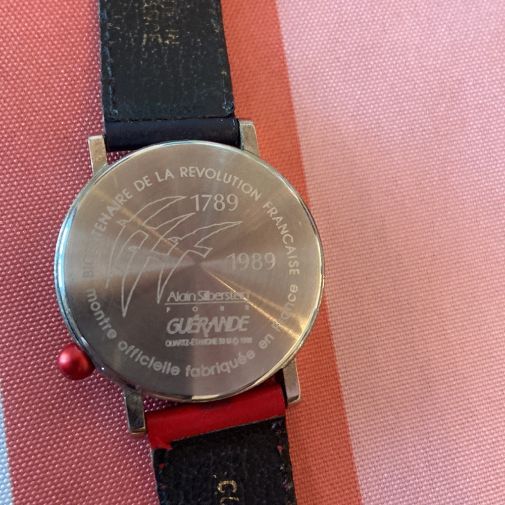 Alain Silberstein Quartz Watch Revolution Française 1789 1989. All original. - Picture 5 of 10